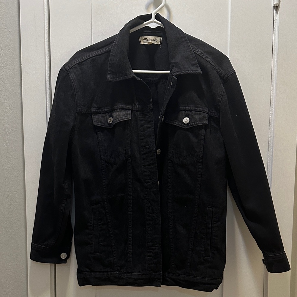 Madewell Black Denim Jacket